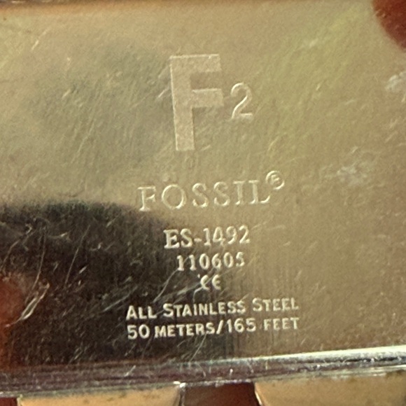 Fossil Vintage Silver Tone Statement Bracelet Watch,EUC - Picture 6 of 7